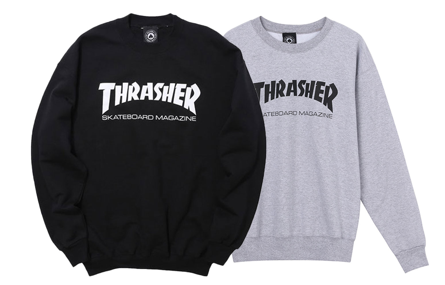 Thrasher Mag Logo Crewneck Fleece Sweatshirt Winter Unisex (2-Pack). THRAMH016