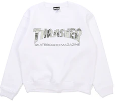 Thrasher Money Logo Crewneck Sweatshirt Unisex White Japan Edition. TH94235-WHITE Thrasher Money Logo Crewneck Sweatshirt Unisex White Japan Edition. TH94235-WHITE