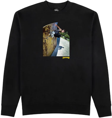 Thrasher 黑色照片印花長袖圓領衛衣 男女款 TRA-SS24-038 Buy Thrasher 黑色照片印花長袖圓領衛衣 男女款 TRA-SS24-038