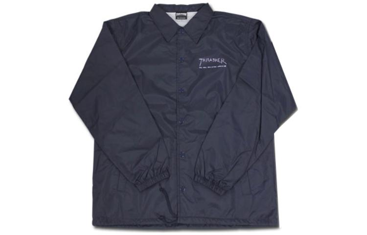 Thrasher Printed Collared Coach Jacket for Men TH89150C