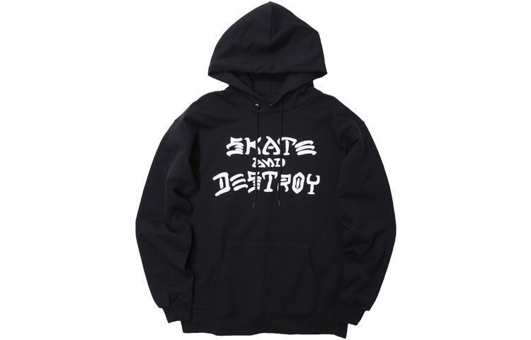 Buy Sudadera Thrasher Skate And Destroy Negra Unisex con Eslogan Pullover. 113106BK
