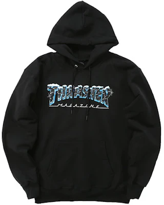 스로셔 스노우플레이크 로고 풀오버 후드티 유니섹스 블랙. 144848 Buy 스로셔 스노우플레이크 로고 풀오버 후드티 유니섹스 블랙. 144848