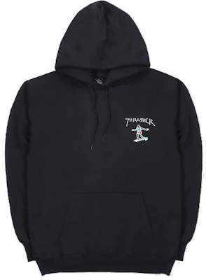Thrasher SS23 Classic Comic Print Hoodie Unisex Black THRAMH188 Buy Thrasher SS23 Classic Comic Print Hoodie Unisex Black THRAMH188