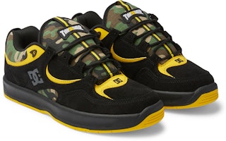 Thrasher x DC Shoes 麵包鞋 絨面革 街頭 舒適百搭 耐磨防滑 低幫 板鞋 男款 黃黑迷彩 Lookbook Thrasher x DC Shoes 麵包鞋 絨面革 街頭 舒適百搭 耐磨防滑 低幫 板鞋 男款 黃黑迷彩