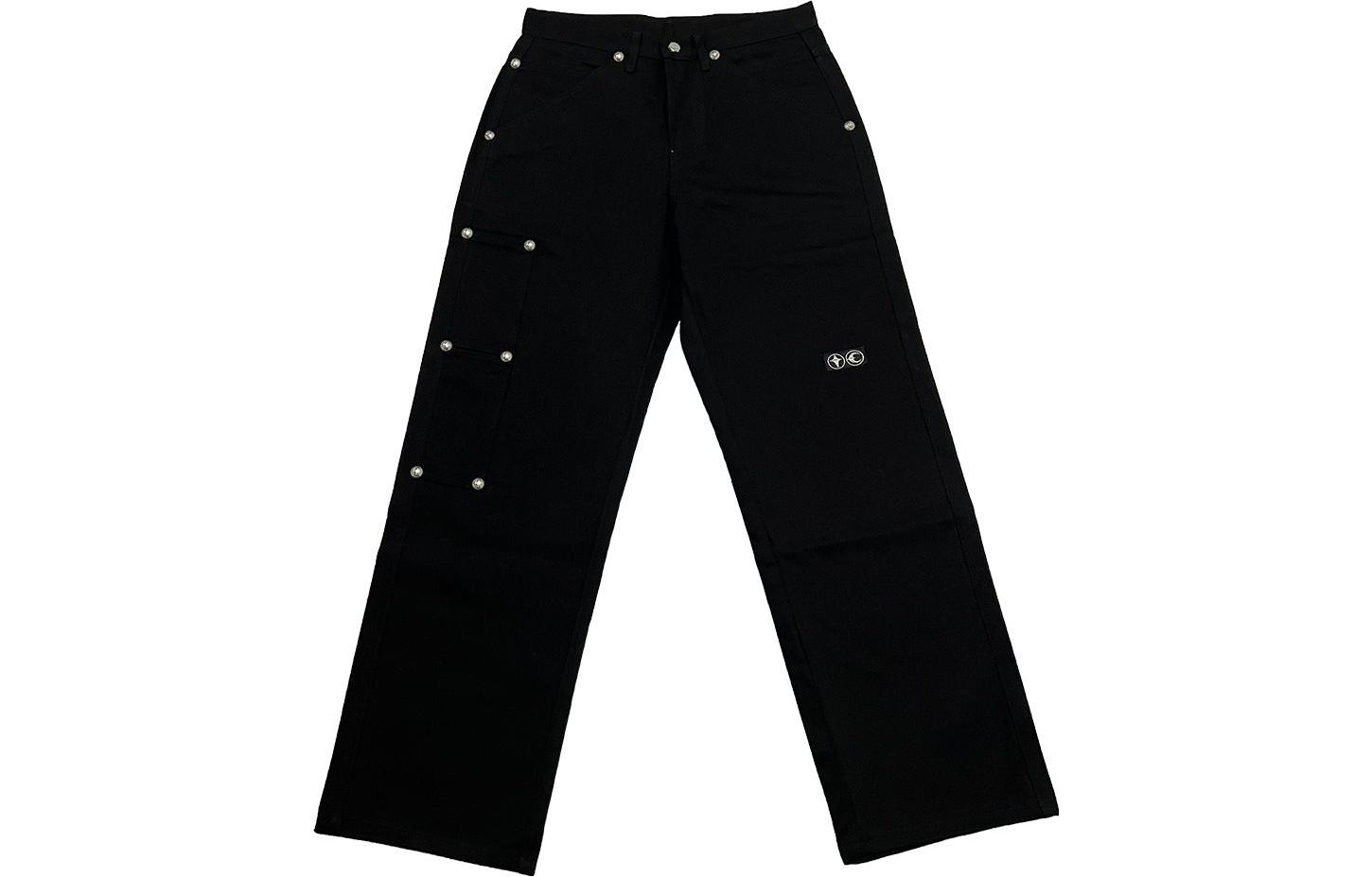 THUG CLUB FW23 Studded Star Moon Logo Oversized Casual Pants Unisex. 1641346474