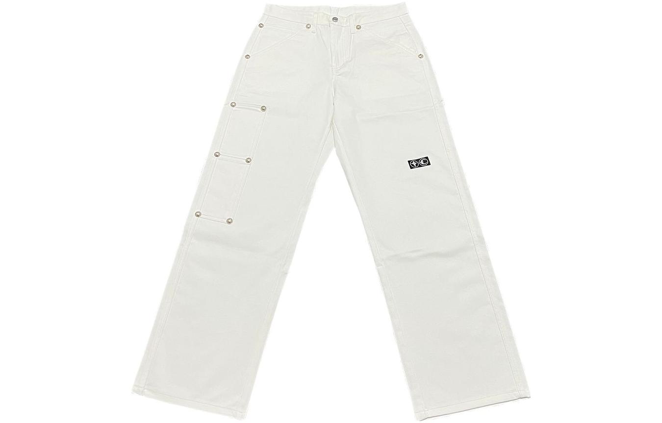 Lookbook THUG CLUB FW23 스타 문 로고 오버사이즈 유니섹스 캐주얼 팬츠. 1641346474