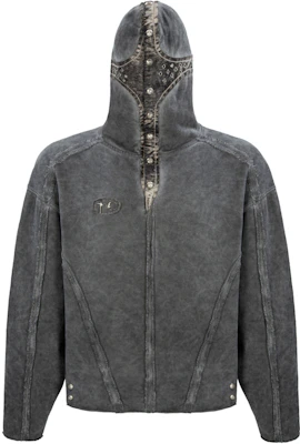 THUG CLUB FW23 Washed Star Moon Logo Zip Hoodie Unisex - Gray 1690525149 Buy THUG CLUB FW23 Washed Star Moon Logo Zip Hoodie Unisex - Gray 1690525149