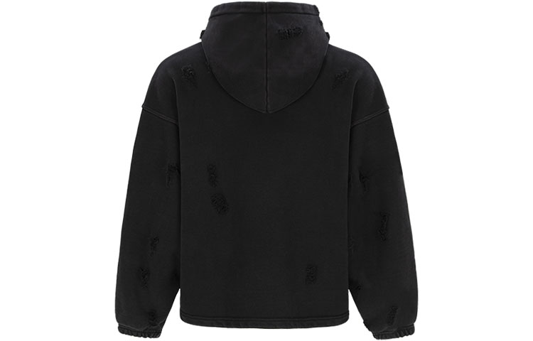 Lookbook THUG CLUB 락 후드티 기하학 프린트 디스트레스드 풀오버 유니섹스 1690531436