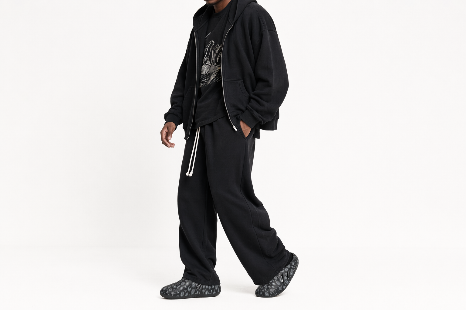 Order Thug Club x adidas Adifom Iiinfinity Mule 'Core Black Silver Metallic' KI0825