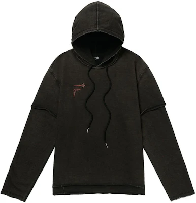 THUG CLUB x FILA FW23 Stitch Logo Drawstring Hoodie Unisex Charcoal Gray 1100FS2POF3T05XCGY Buy THUG CLUB x FILA FW23 Stitch Logo Drawstring Hoodie Unisex Charcoal Gray 1100FS2POF3T05XCGY