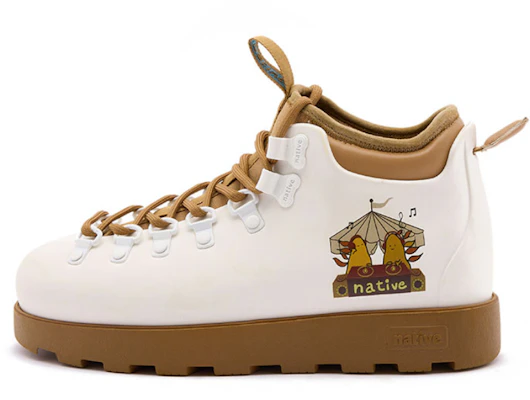 TIA x Native Shoes Fitzsimmons 3.0 Guardian Series White Brown Winter Boots. 31200602-9205 Buy TIA x Native Shoes Fitzsimmons 3.0 Guardian Series White Brown Winter Boots. 31200602-9205