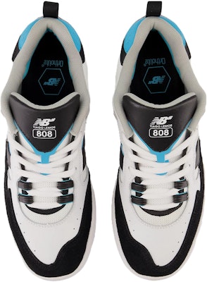 Tiago Lemos x New Balance Numeric 808 'Blanco Negro Turquesa' NM808BYS Shop Tiago Lemos x New Balance Numeric 808 'Blanco Negro Turquesa' NM808BYS