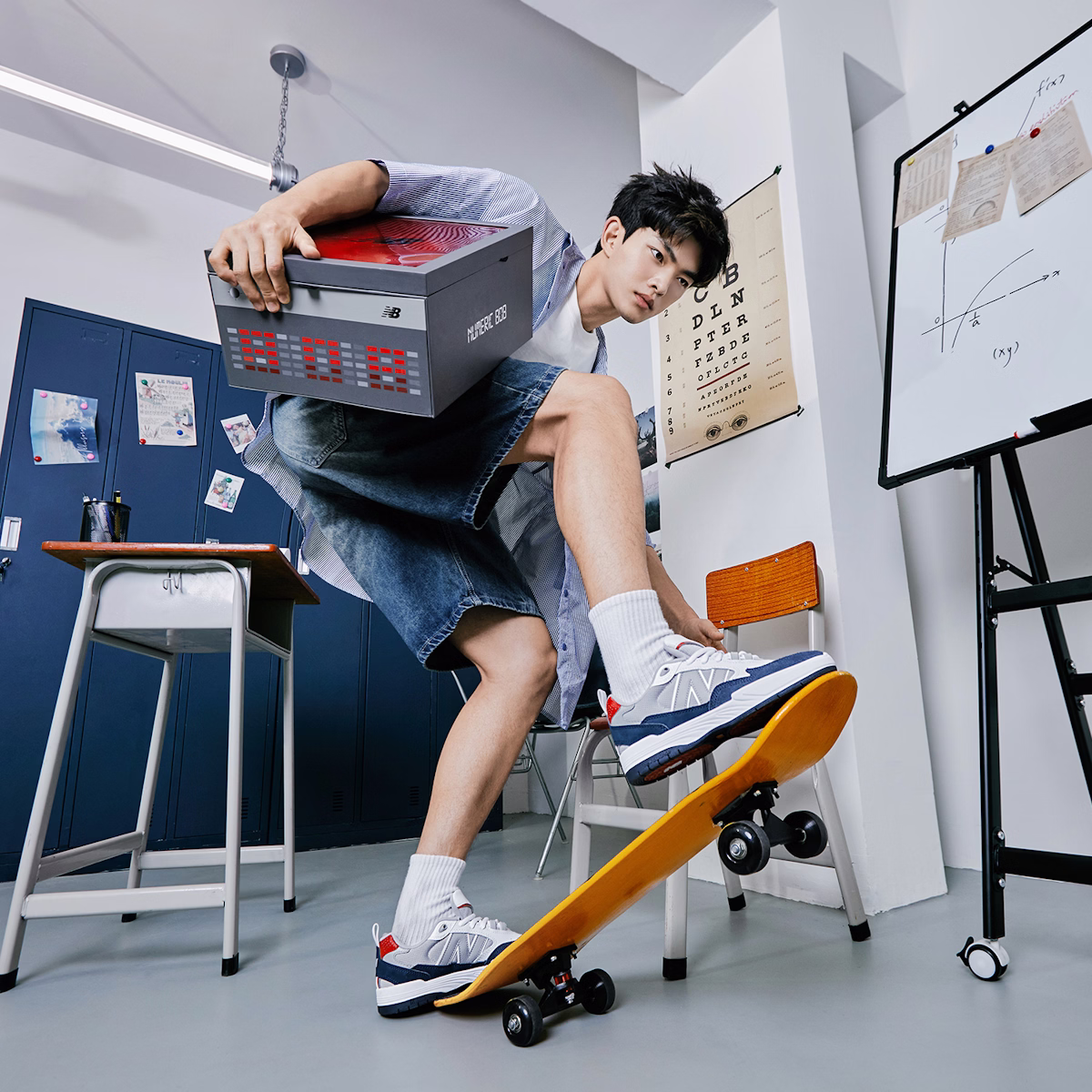 Tiago Lemos x New Balance Numeric 808 'White Navy' NM808WRB