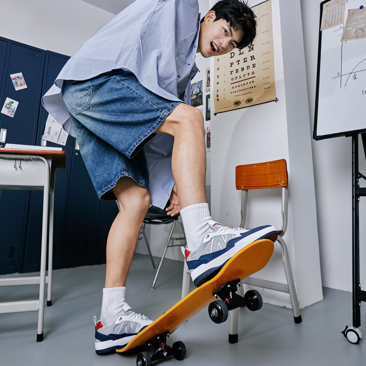 Tiago Lemos x New Balance Numeric 808 'White Navy' NM808WRB