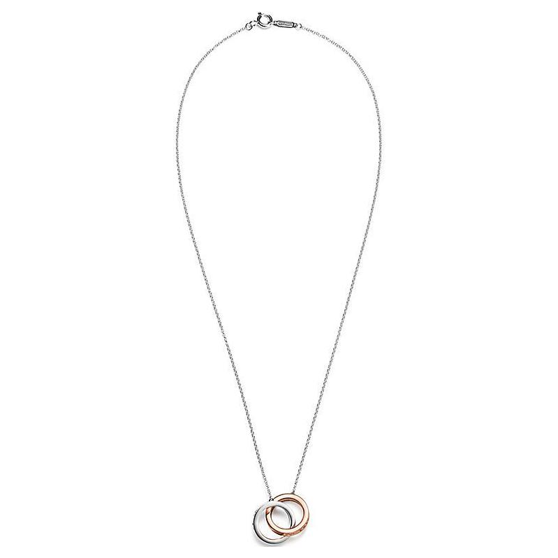 Tiffany & Co. 1837® Series Silver Toggle Pendant Necklace Unisex Couple Style. 60013934 圖 3