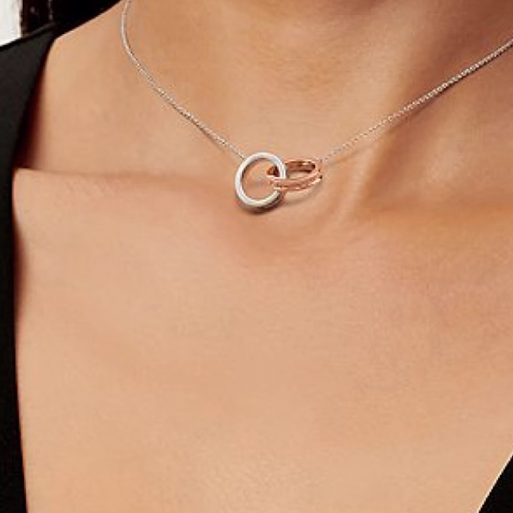 Tiffany & Co. 1837® Series Silver Toggle Pendant Necklace Unisex Couple Style. 60013934 圖 4