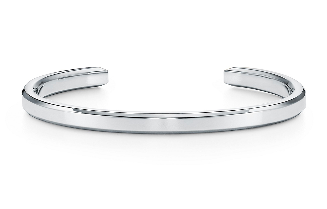 Tiffany & Co. 1837 Makers Narrow 925 Silver Bracelet Unisex Couple Jewelry. GRP11145