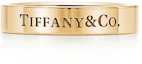Buy Tiffany & Co. 18K Gold 4mm Wide Letter Logo Ring Unisex Couple's Yellow Band. GRP10242