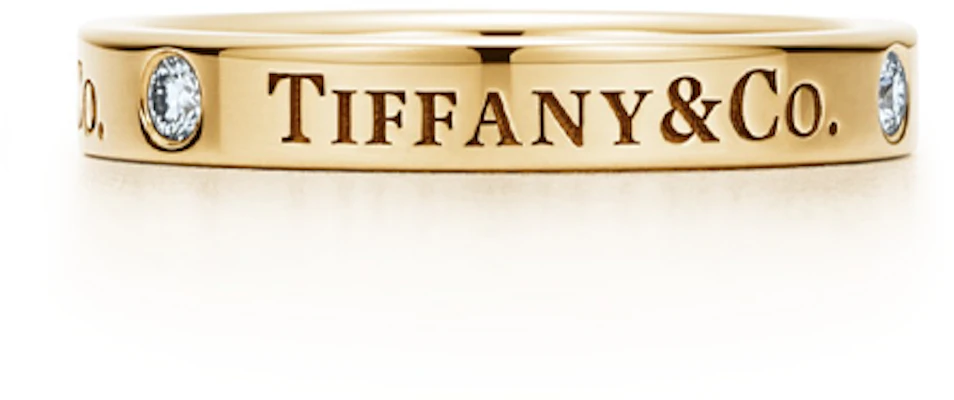 Cincin Pasangan Unisex Tiffany & Co. 18K Emas Ukir Huruf - Emas. GRP10241 Order Cincin Pasangan Unisex Tiffany & Co. 18K Emas Ukir Huruf - Emas. GRP10241