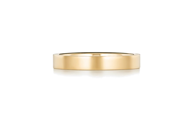 Shop Tiffany & Co. 18K Gold Engraved Ring Unisex Couple Style 60000615