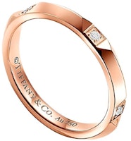 TIFFANY & CO. 18K Rose Gold Diamond Unisex Couple Ring - Rose Gold. 67134230 TIFFANY & CO. 18K Rose Gold Diamond Unisex Couple Ring - Rose Gold. 67134230