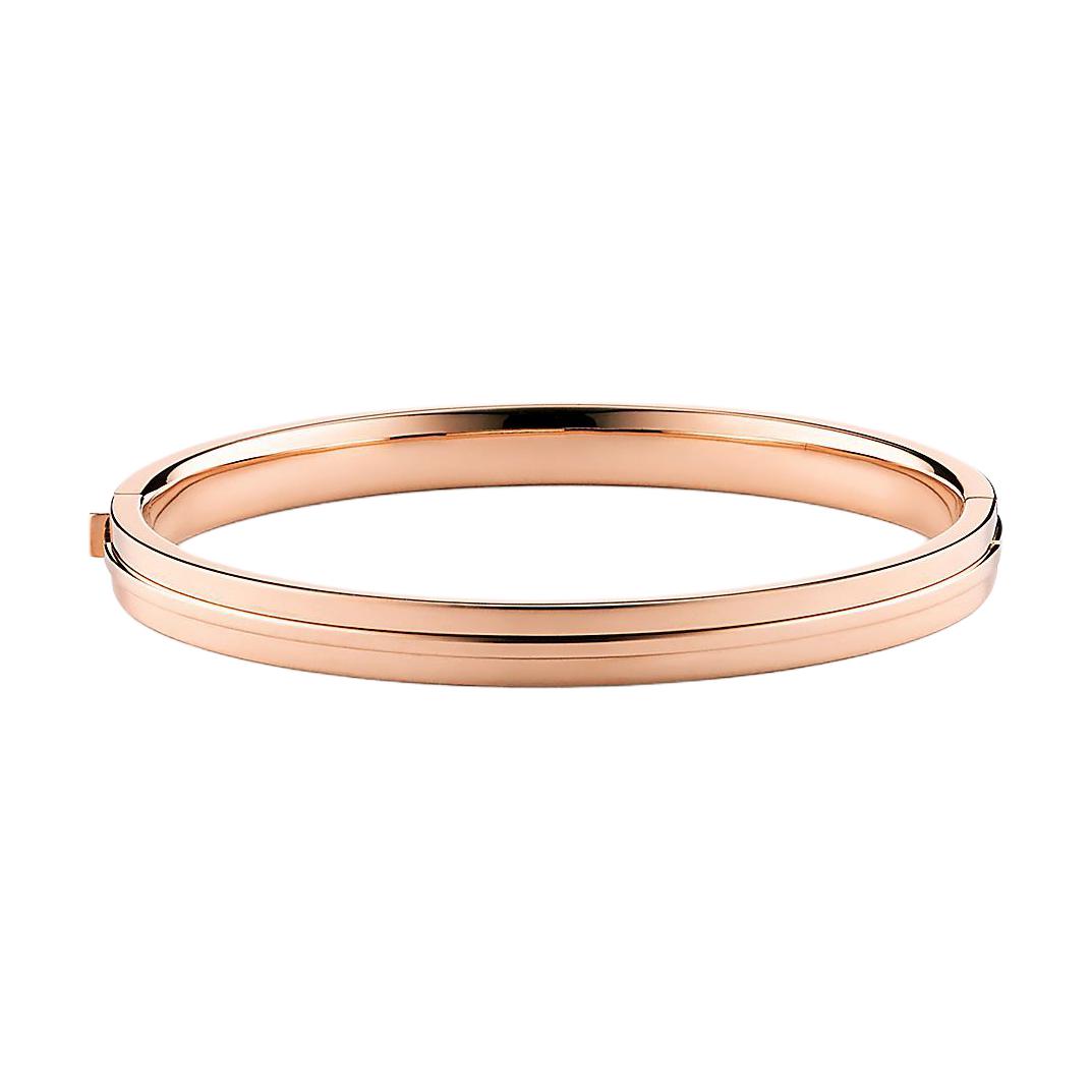 Tiffany & Co. 18K Rose Gold Logo Bracelet Unisex Couple Design. 60153440 圖 3