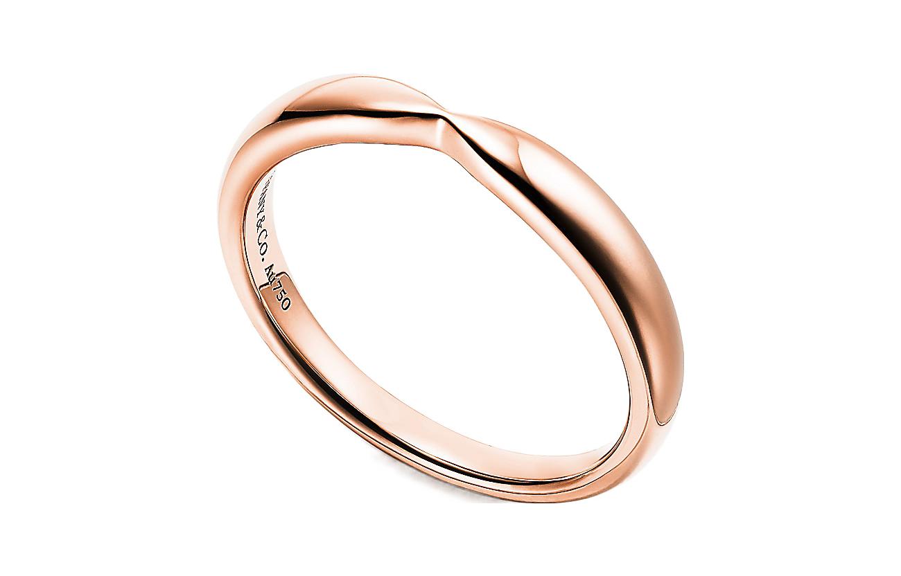 Lookbook TIFFANY & CO. 18K Rose Gold Ring Unisex Couple Design. GRP08148