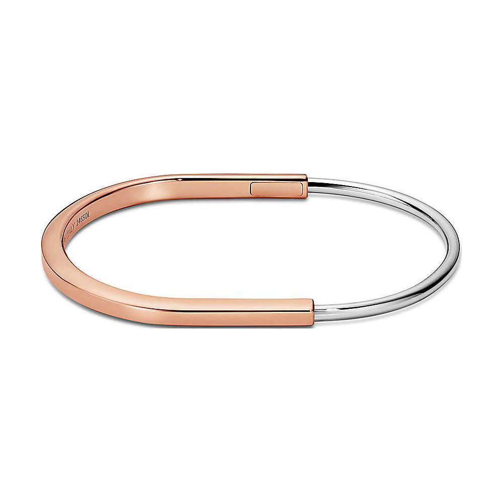 Order Tiffany & Co. 18K 白金雙色情侶手鍊 - 金色/銀色 男女適用。 74365078