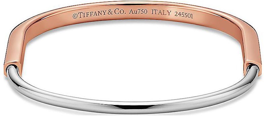 Tiffany & Co. 18K 白金雙色情侶手鍊 - 金色/銀色 男女適用。 74365078 Lookbook Tiffany & Co. 18K 白金雙色情侶手鍊 - 金色/銀色 男女適用。 74365078