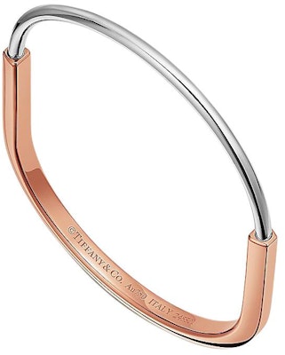 Tiffany & Co. 18K 白金雙色情侶手鍊 - 金色/銀色 男女適用。 74365078 Shop Tiffany & Co. 18K 白金雙色情侶手鍊 - 金色/銀色 男女適用。 74365078