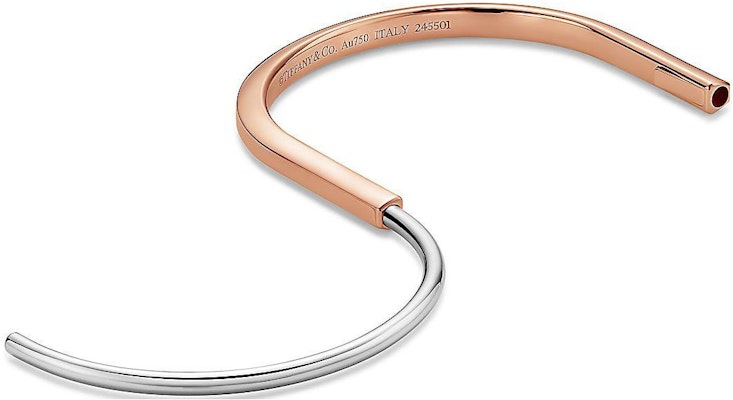 Tiffany & Co. 18K 白金雙色情侶手鍊 - 金色/銀色 男女適用。 74365078 Purchase Tiffany & Co. 18K 白金雙色情侶手鍊 - 金色/銀色 男女適用。 74365078