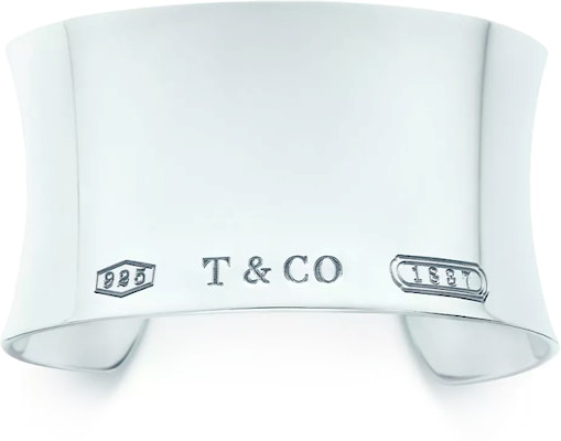 TIFFANY & CO. 字母雕刻純銀手鐲 情侶款手環 銀色 60012418 Order TIFFANY & CO. 字母雕刻純銀手鐲 情侶款手環 銀色 60012418