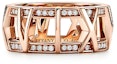 Order TIFFANY & CO. Atlas X 鑽石玫瑰金戒指 男女情侶款式 GRP11814