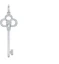 Buy TIFFANY & CO. Crown Key Kalung Liontin Emas Putih Berlian Unisex Perak 18K 33450265