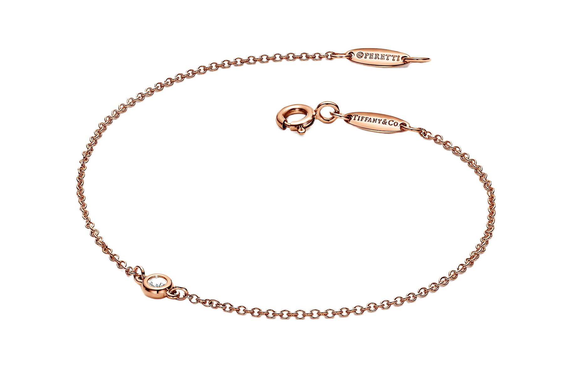Tiffany & Co. Elsa Peretti 18k Diamonds by the Yard Bracelet Unisex Couple Design 67799232 圖 3