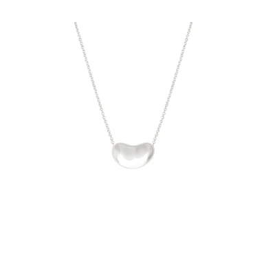 TIFFANY & CO. Elsa Peretti Large Bean Necklace 925 Silver Unisex Couple Design 25340779