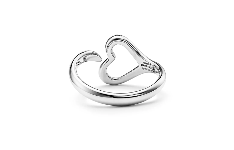 TIFFANY & CO. Fluid Loop Decor Silver Ring Unisex Couple Style - Silver 60152480 圖 4