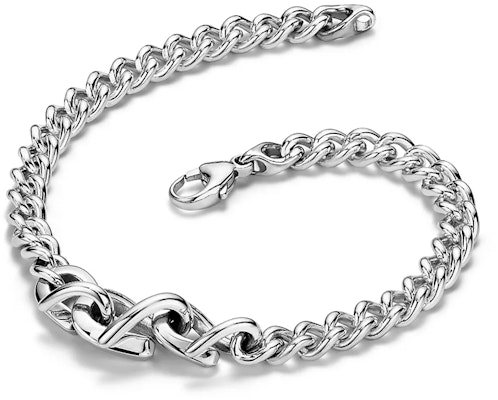 Tiffany & Co. 鍛造銀鍊手鍊 925純銀 情侶款 中性設計。 GRP12376 Lookbook Tiffany & Co. 鍛造銀鍊手鍊 925純銀 情侶款 中性設計。 GRP12376