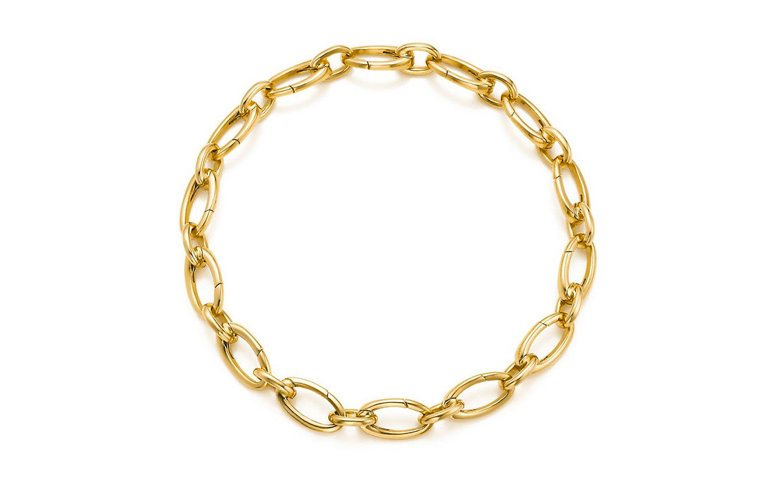 Tiffany & Co. Gold Clasp Bracelet Unisex Couple Design 60120533 圖 2