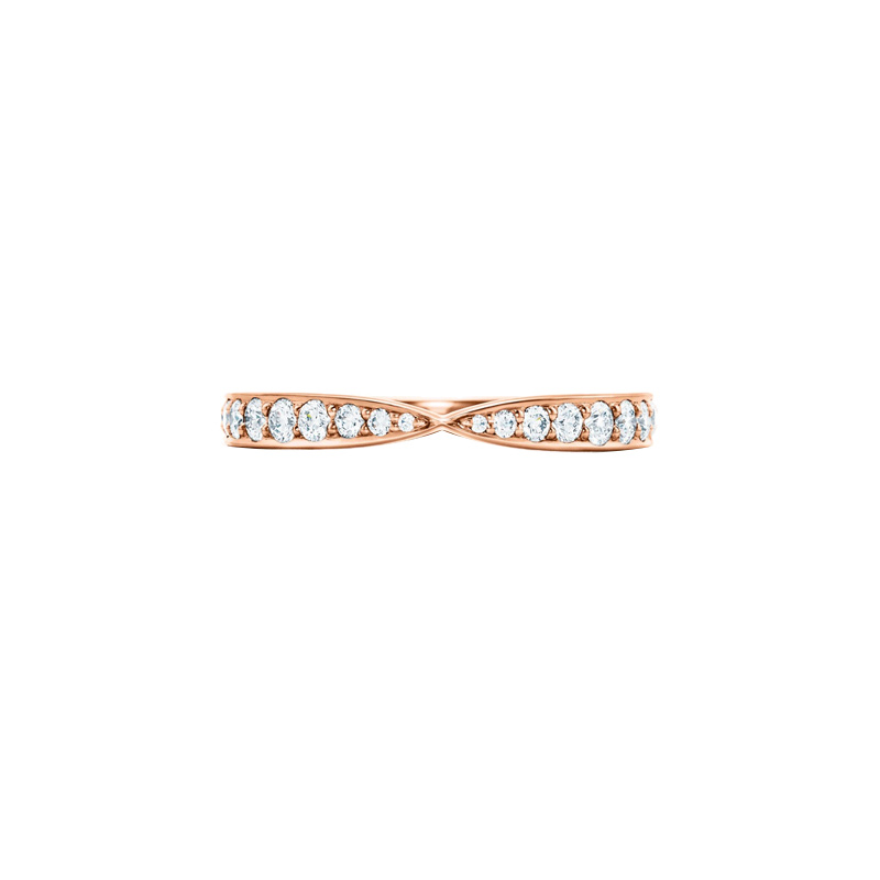 TIFFANY & CO. HardWear Harmony 18K Rose Gold Unisex Couple Ring. 33400462