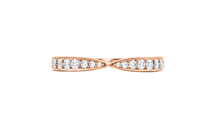 TIFFANY & CO. HardWear Harmony 18K Rose Gold Unisex Couple Ring. 33400462 圖 2