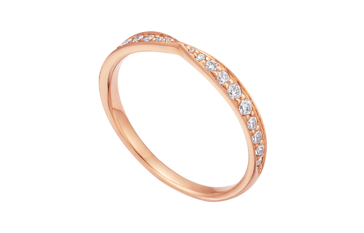 TIFFANY & CO. HardWear Harmony 18K Rose Gold Unisex Couple Ring. 33400462 圖 3
