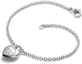 Lookbook TIFFANY & CO. 愛心造型925銀手鍊 情侶設計 男女通用 - 銀色 GRP12566
