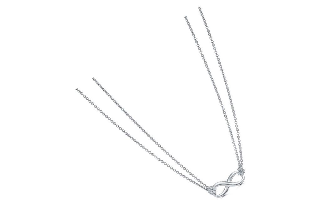 TIFFANY & CO. Infinity Series Silver Necklace Unisex Couple Design. 60014061 圖 3