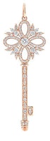 Tiffany & Co. Keys Rose Gold Pendant - Stylish Unisex Key-Shaped Necklace. 63106496 Tiffany & Co. Keys Rose Gold Pendant - Stylish Unisex Key-Shaped Necklace. 63106496