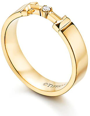 Tiffany & Co. 字母标志18K金戒指 情侣对戒 - 金色 62509708 Buy Tiffany & Co. 字母标志18K金戒指 情侣对戒 - 金色 62509708