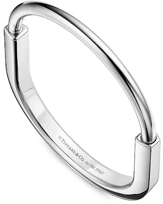 TIFFANY & CO. 18K白金手鐲中性銀飾-極簡時尚風格. GRP12243 Lookbook TIFFANY & CO. 18K白金手鐲中性銀飾-極簡時尚風格. GRP12243