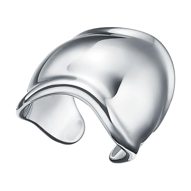 TIFFANY & CO. Logo Silver Ring Unisex Couple Design - Silver. 74238300