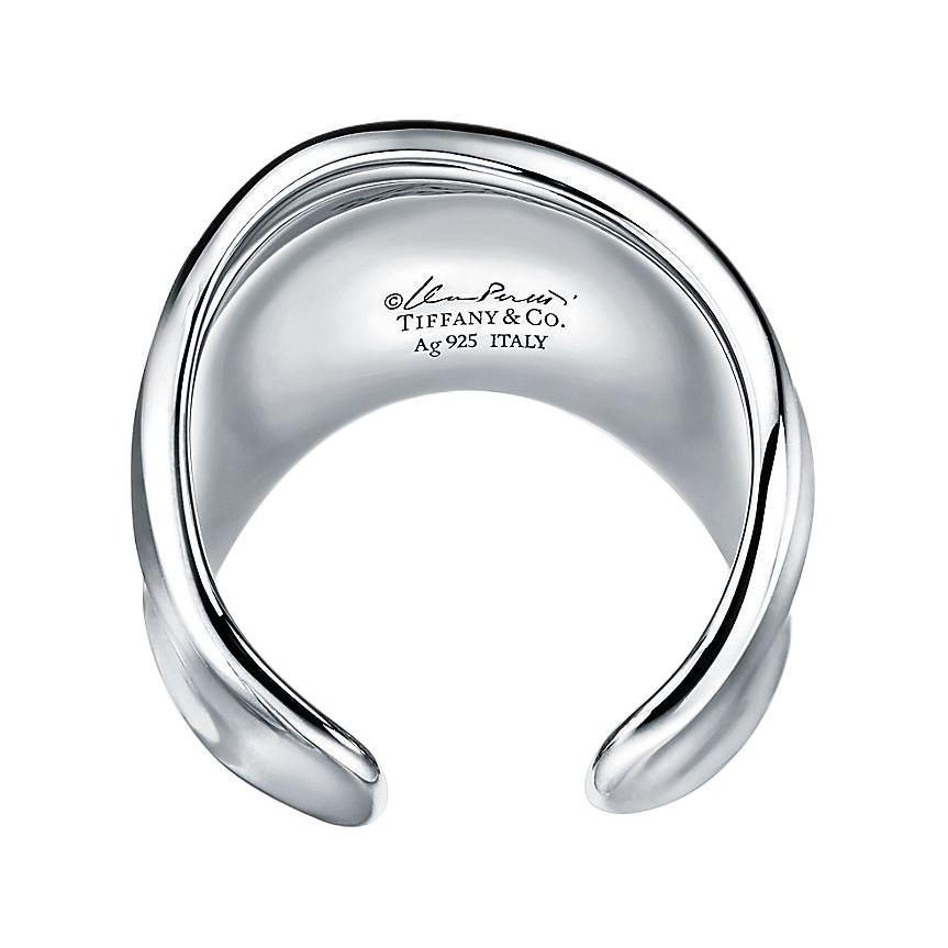 TIFFANY & CO. Logo Silver Ring Unisex Couple Design - Silver. 74238300 圖 4