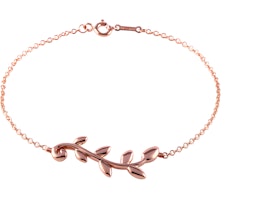 Tiffany & Co. Olive Leaf 18K Rose Gold Bracelet Unisex Couple Design Rose Gold. 60149028 Tiffany & Co. Olive Leaf 18K Rose Gold Bracelet Unisex Couple Design Rose Gold. 60149028